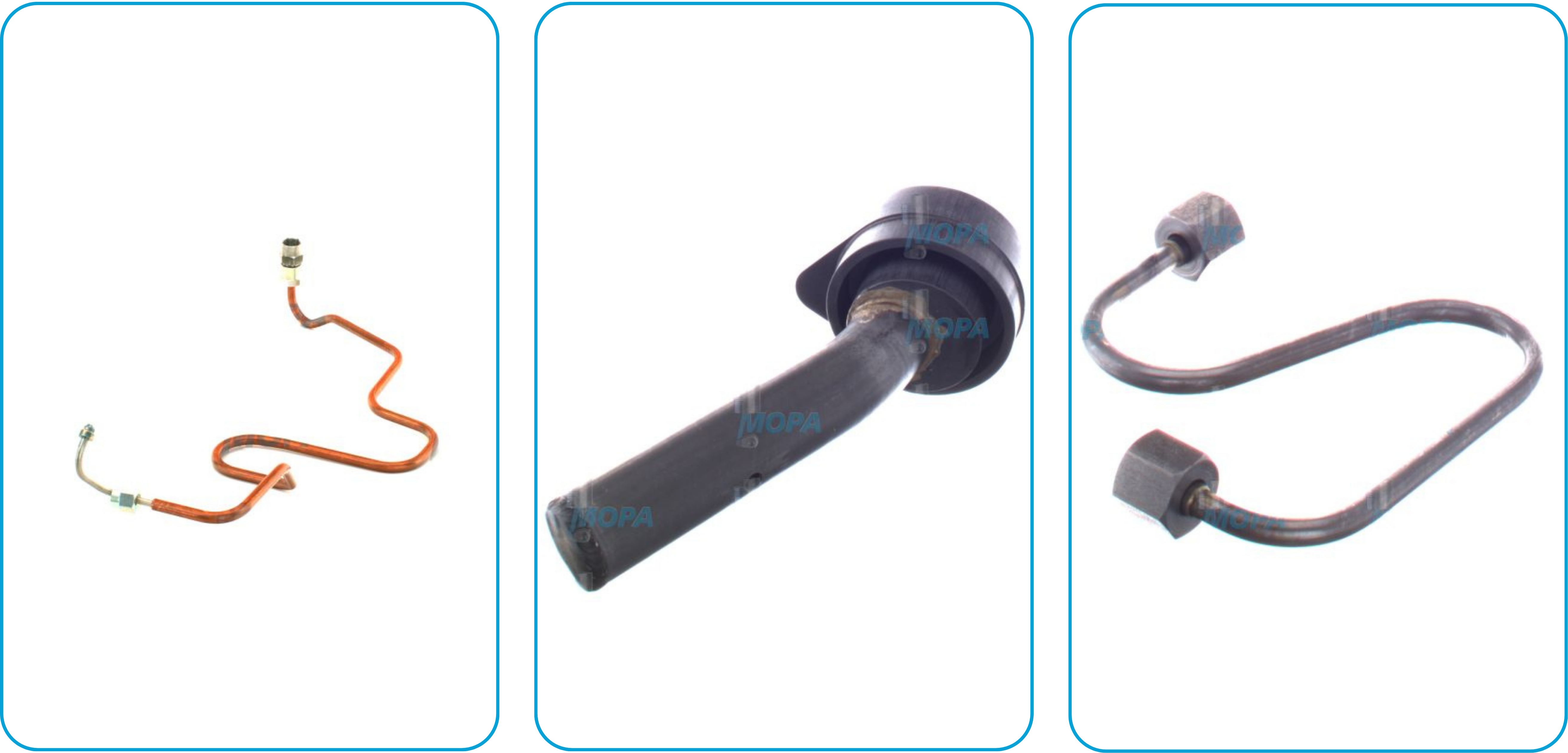 Marine lines for industrial engine systems Marine lines for industrial and ship engines – suitable for MTU, Deutz, MAN, Volvo Penta and MWM – replacement parts
