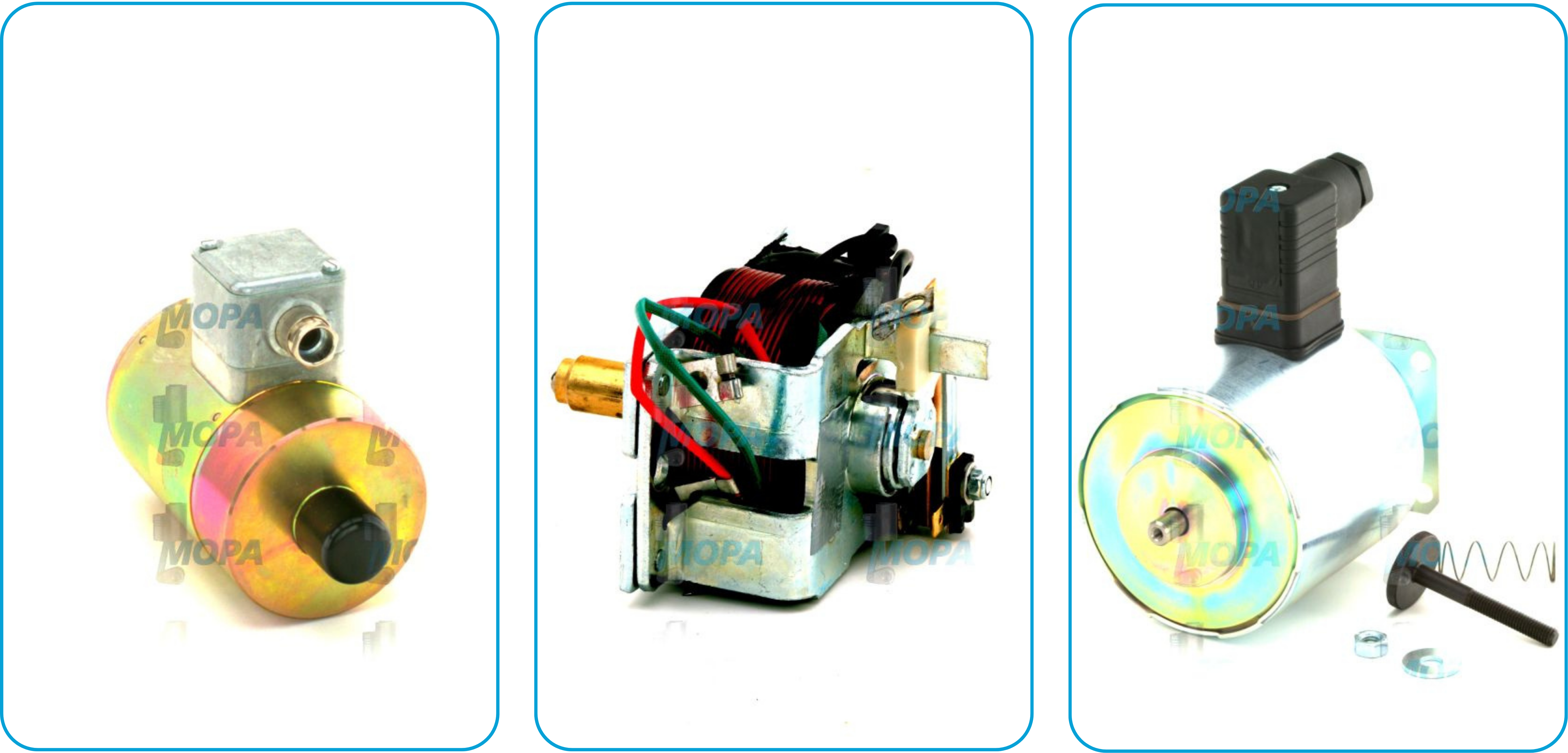 Motor magnets for marine and industrial use Motor magnets for industrial and marine engines – suitable for MTU, Deutz, MAN, Volvo Penta and MWM – replacement parts