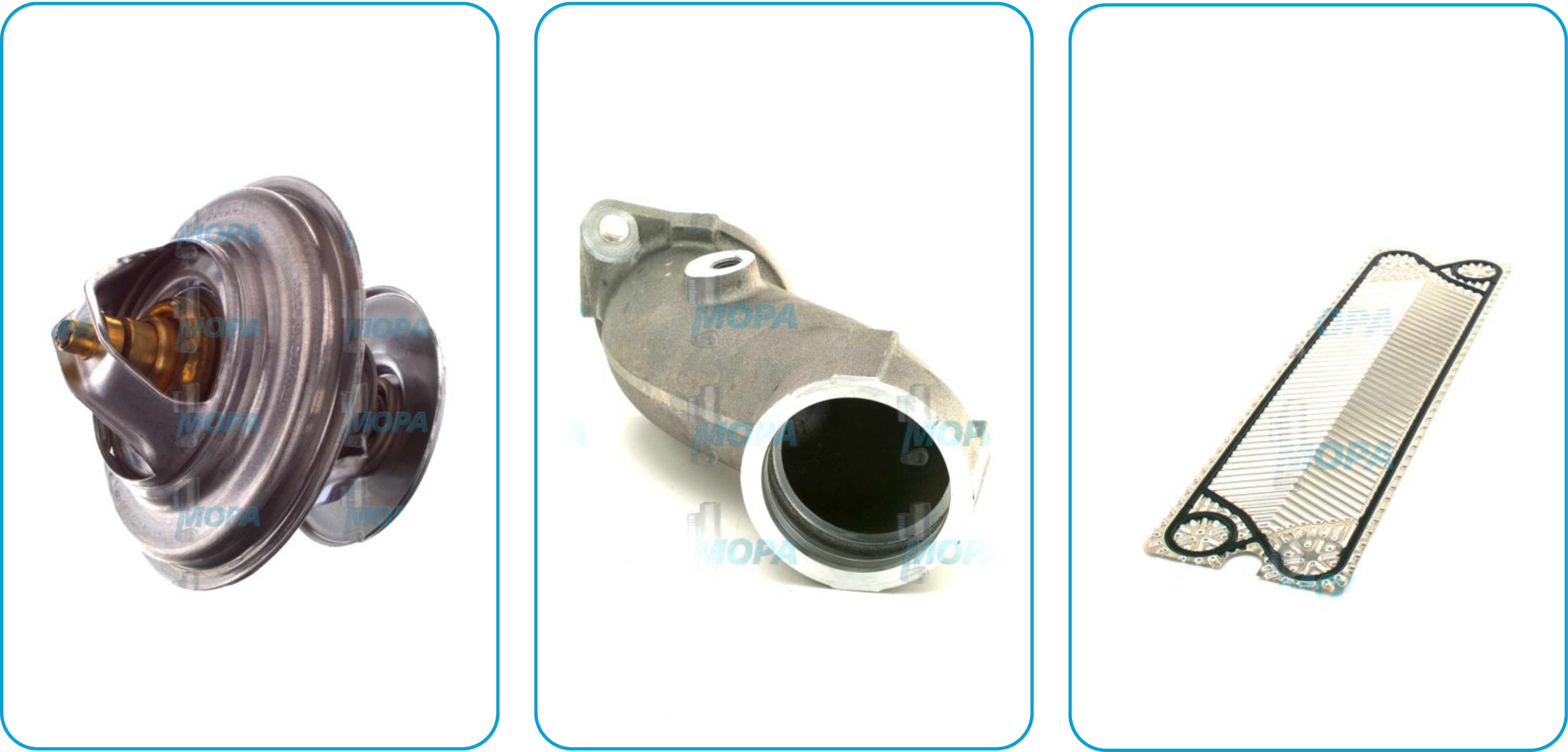 Engine cooler for marine and industrial use Engine cooler for industrial and marine engines – suitable for MTU, Deutz, MAN, Volvo Penta and MWM – replacement parts
