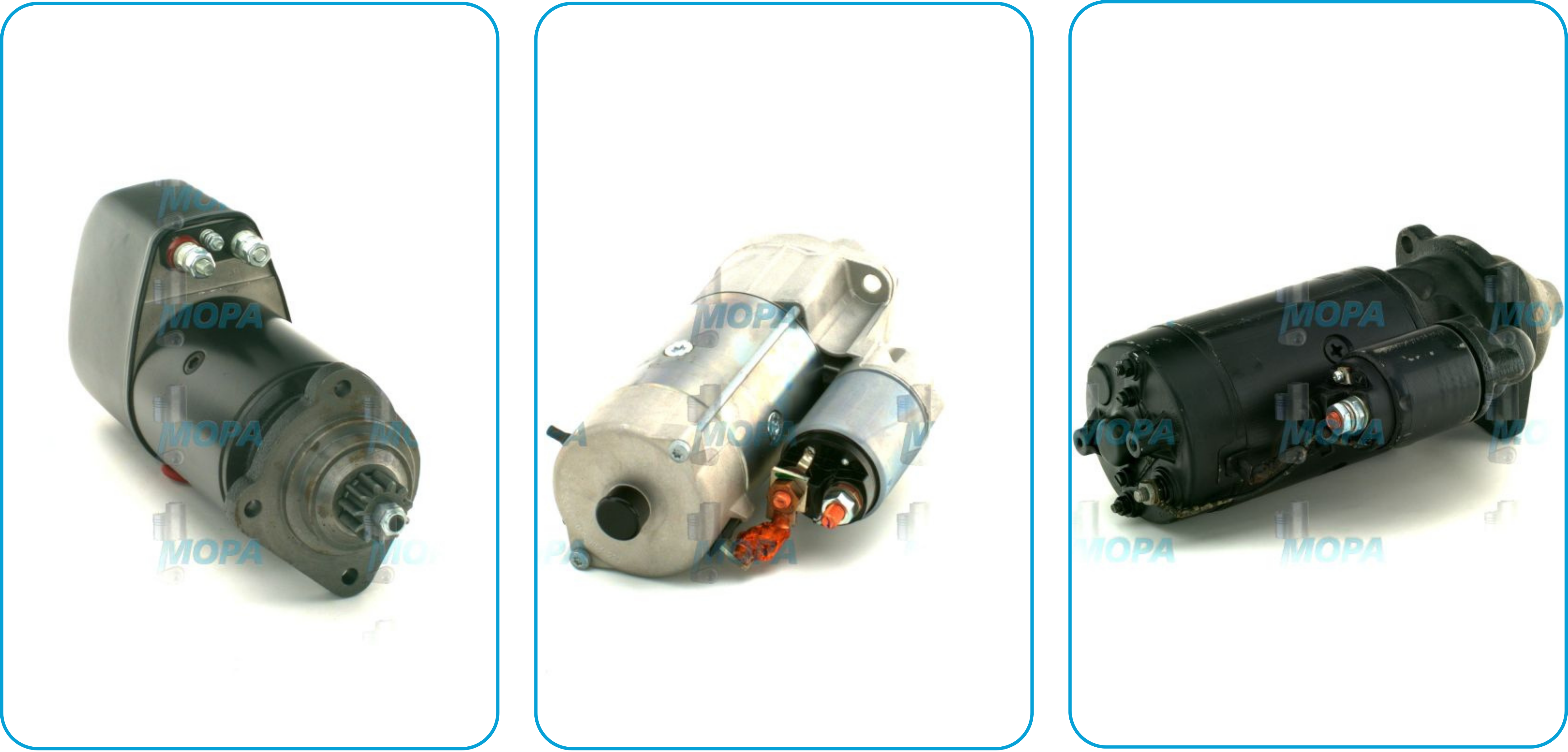 Reliable motor starter for marine and industrial engine applications Motor starter for marine and industrial engines