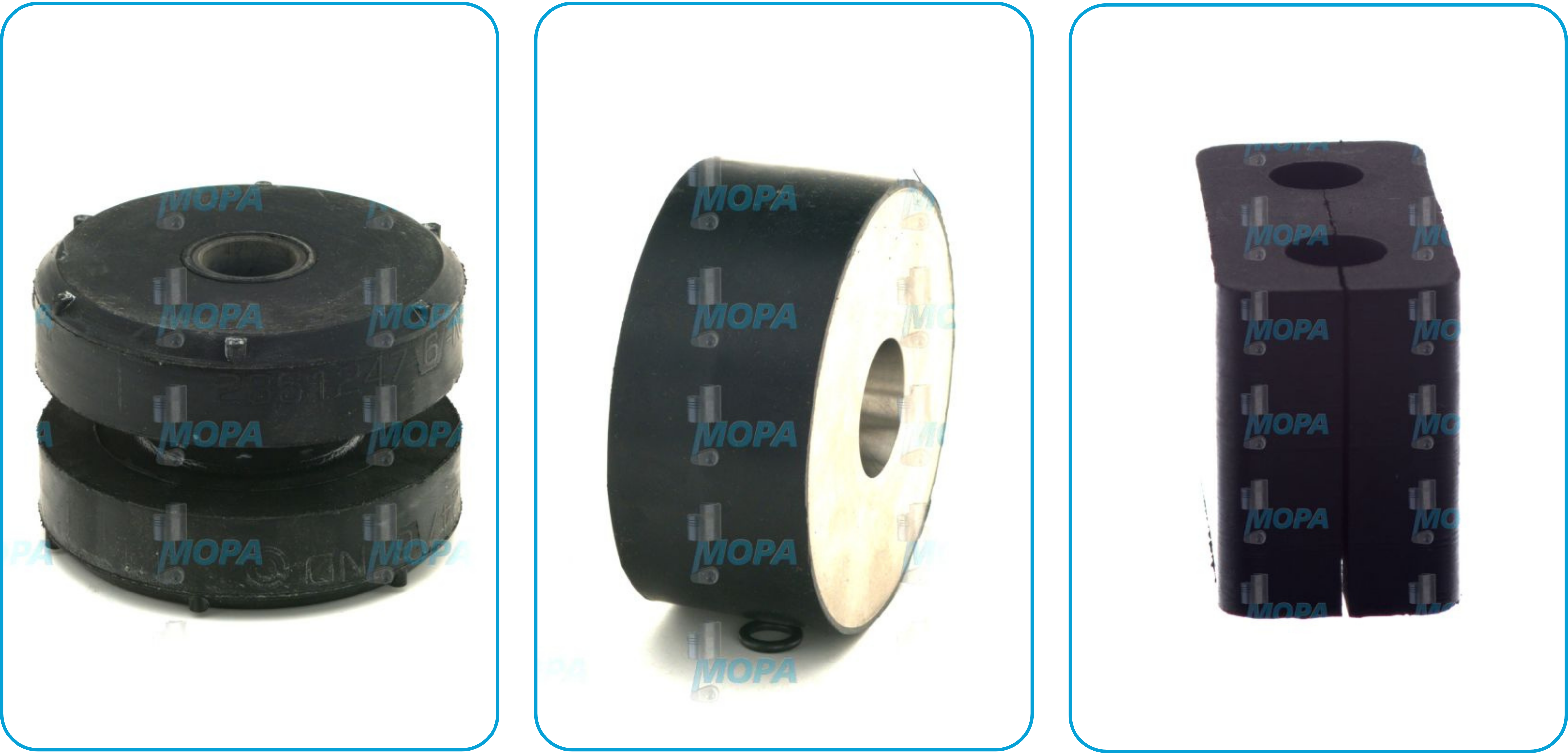 Reliable dampers for engine vibration control Dampers for industrial and marine engines – suitable for MTU, Deutz, MAN, Volvo Penta and MWM – replacement parts