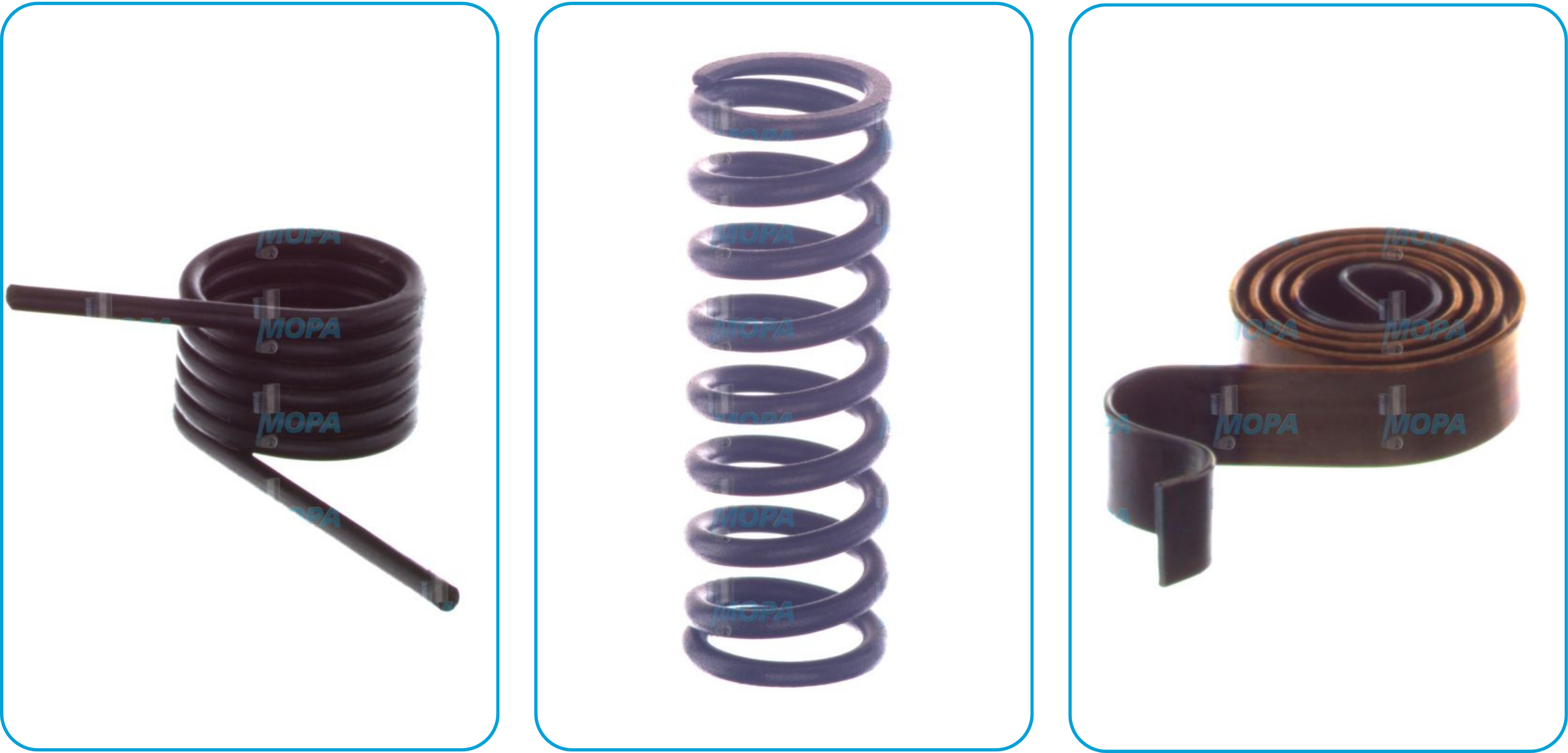 High-performance springs for engine systems Springs for industrial and marine engines – suitable for MTU, Deutz, MAN, Volvo Penta and MWM – replacement parts