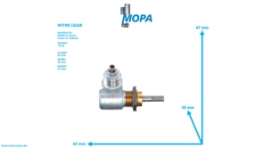 MITRE GEAR - 12153598 suitable for MWM & Deutz engines