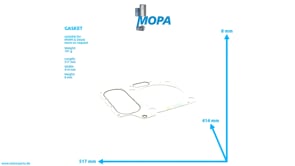 GASKET - 12280941 suitable for MWM & Deutz engines GASKET - 12280941 suitable for MWM & Deutz engines