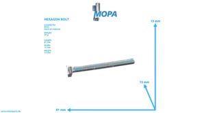 SECHSKANTSCHRAUBE - 000000004389 passend für MTU Motoren SECHSKANTSCHRAUBE - 000000004389 passend für MTU Motoren