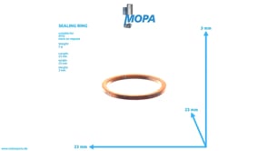 SEALING RING - 007603018401 suitable for MTU engines SEALING RING - 007603018401 suitable for MTU engines