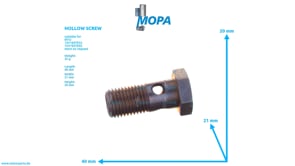 HOHLSCHRAUBE - 000000004748 passend für MTU Motoren HOHLSCHRAUBE - 000000004748 passend für MTU Motoren