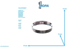 VALVE SEAT - 04078247 suitable for MWM & Deutz engines VALVE SEAT - 04078247 suitable for MWM & Deutz engines