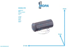 ZYLINDERSTIFT - 000007008115 passend für MTU Motoren ZYLINDERSTIFT - 000007008115 passend für MTU Motoren