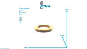 WASHER - 000433006403 suitable for MTU engines