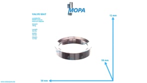 VALVE SEAT - 12301523 suitable for MWM & Deutz engines VALVE SEAT - 12301523 suitable for MWM & Deutz engines