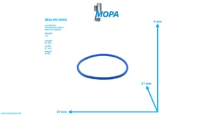 SEALING RING - 1542781 suitable for Volvo/Volvo Penta engines