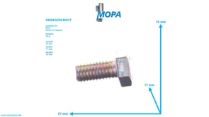 SECHSKANTSCHRAUBE - 000000003020 passend für MTU Motoren SECHSKANTSCHRAUBE - 000000003020 passend für MTU Motoren