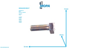 SECHSKANTSCHRAUBE - 000000003021 passend für MTU Motoren