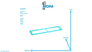 GASKET - 0000983080 suitable for MTU engines GASKET - 0000983080 suitable for MTU engines