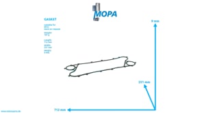 GASKET - 8499970053 suitable for MTU engines GASKET - 8499970053 suitable for MTU engines