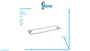 SEALING FRAME - 8692030083 suitable for MTU engines SEALING FRAME - 8692030083 suitable for MTU engines