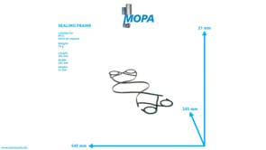 SEALING FRAME - 8692030081 suitable for MTU engines SEALING FRAME - 8692030081 suitable for MTU engines